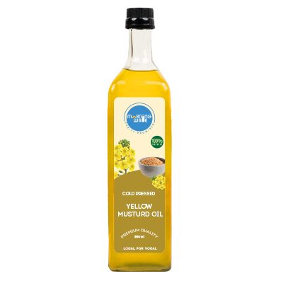Cold pressed yellow Mustard oil